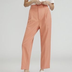 Everlane - The TENCEL™ Way-High® Taper Pant (Tawny pink)